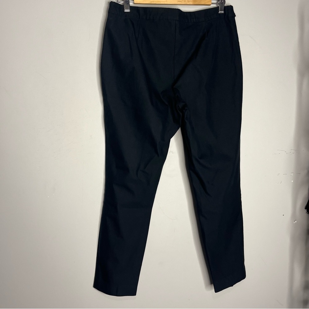 Theory Thaniel Approach Stretch Cropped Black Pull On Pants, size 10 - Picture 9 of 16